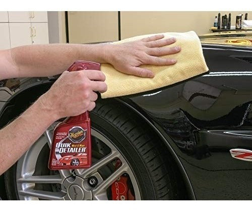 Meguiar's Quick Detailer Liquid Wax + Microfiber 473ml M24 3