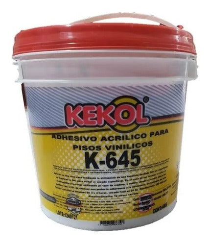 Adhesivo Acuoso Acrílico Piso Vinilico Kekol 4 Kg 1