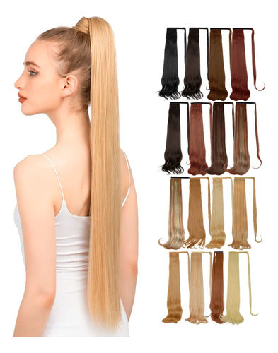 Italian Hair Thermal Ponytail Extension 80cm 0