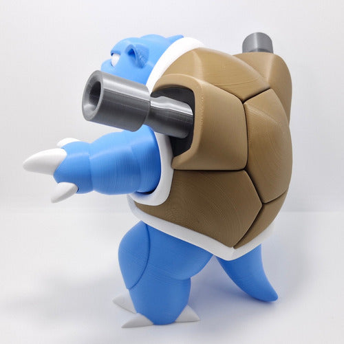 Pokemon Blastoise 12 Cm Alto Impresión 3d Makeme 4