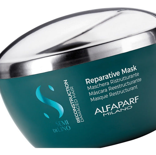 Alfaparf Semi Di Lino Restructuring Hair Mask 200ml 3c 4