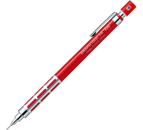 Portaminas Pentel Xpg1005csb Graph1000cs, Rojo 0