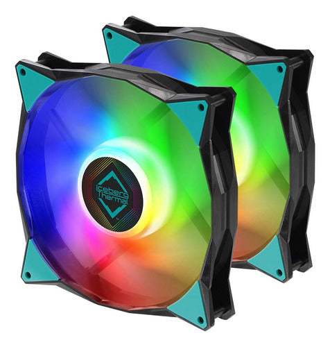 Icegale ARGB Case Fan with Double Ball Bearing RGB 140mm - Black 0