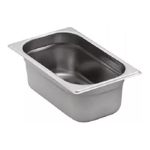 Gastronorm Tray Stainless Steel 1/4 6.5 Cm GN Standardized Kitchen 0