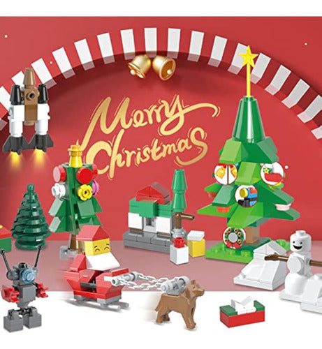 UsveryWind Christmas Advent Calendar 2023 Building Blocks Kit 4