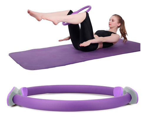 Flexible Pilates Fitness Ring Yoga Flex Exercise Ring 4