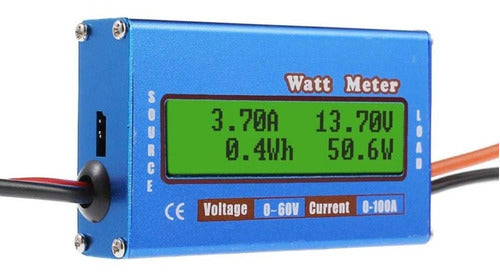 THETHAN Power Meter Ammeter 60V 100A Watts Measurement Tool 4