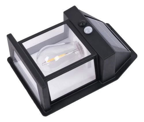 Mania-Electronic Solar LED Outdoor Lantern 600 Lumens Motion Sensor 0