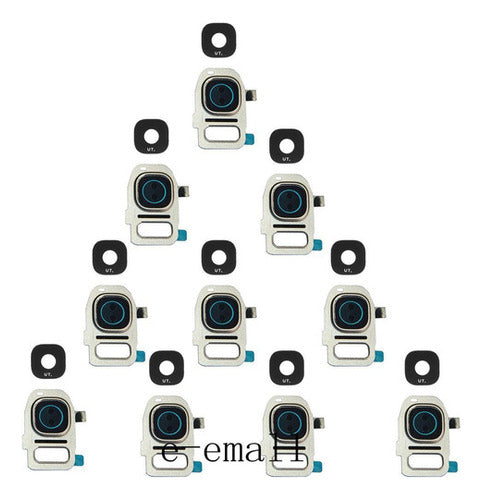 10 X Lente De Cristal Real De Cámara Oem Espalda Cubierta Pa 1