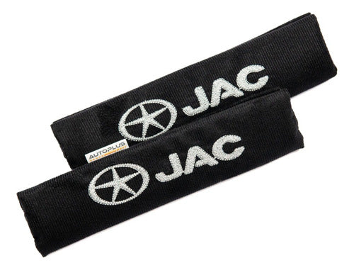 Jac Motors+ Gray Red Fabric Cover and Steering Wheel Cover 2