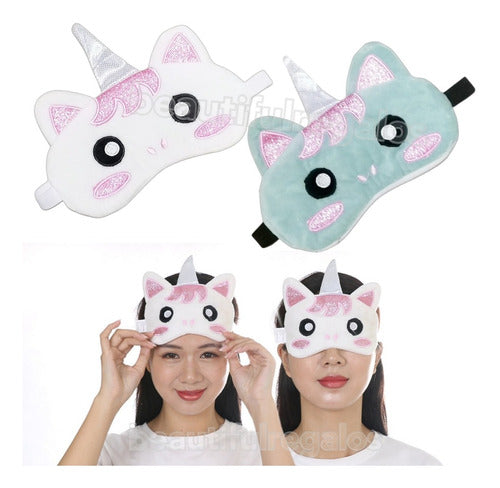 Unicorn Travel Eye Mask for Resting 0