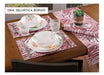 Jean Cartier Set of 4 Printed Faux Leather Placemat 4