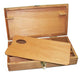 Caja Porta Pinceles Madera Accesorios Paleta Grande Fime 1