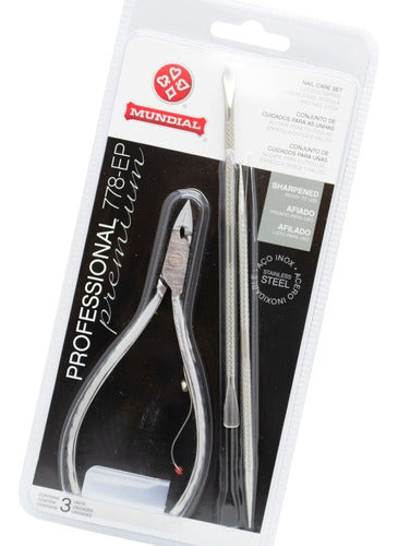 Mundial Personal Care Nail Clipper + Cuticle Pusher 778ep Local 4