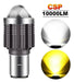 Lux Led Cree G4 With Magnifier For Motorcycle H6 White And Amber Light A-Vip 2