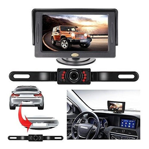 Raayoo Backup Camera and Monitor Kit for Car 0