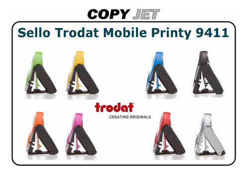 Trodat Pocket Sello Mobile Printy 9411 with 5 Lines of Text 3