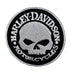 Parche Bordado Apliques / Motos / Harley Davidson Skull 0