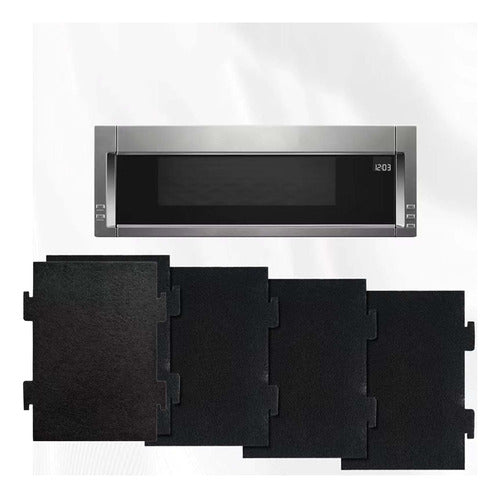 Filtro De Ar Para Forno De Micro-ondas 5x Absorve Odores 6