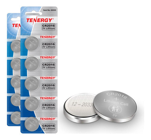 Tenergy Bateria Cr2016, Relojes De Bateria De Litio Cr2016 D 0