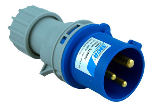 Sica Industrial Plug Male 2P+Earth 16A 230VCA IP44 0