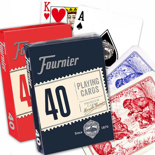 Fournier Baraja 40 Poker Cartas Naipes Monito Alberico Magic 0