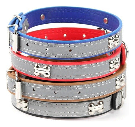Adjustable Reflective Eco Leather Cat Collar Pets Nº1 1