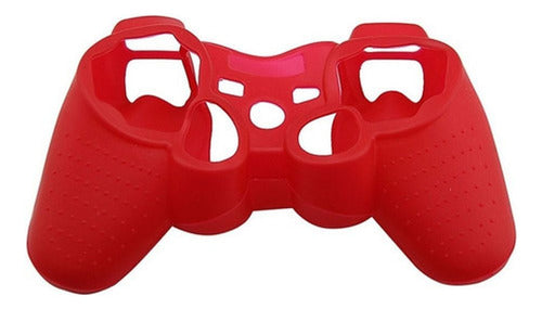 Generic Silicone Joystick Cover for Playstation 3 PS3 Red 0