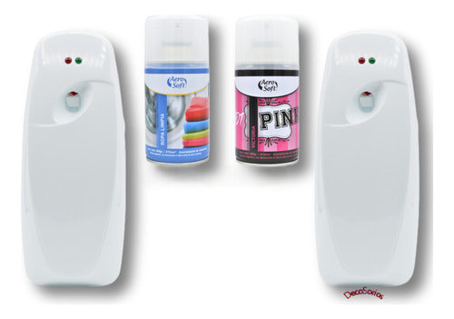 Aero Soft Automatic Air Freshener X2 Units + 4 Fragrances 0