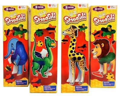 Smooshi Pack X 3 Potes Masa Infantil Top Toys 5023 0