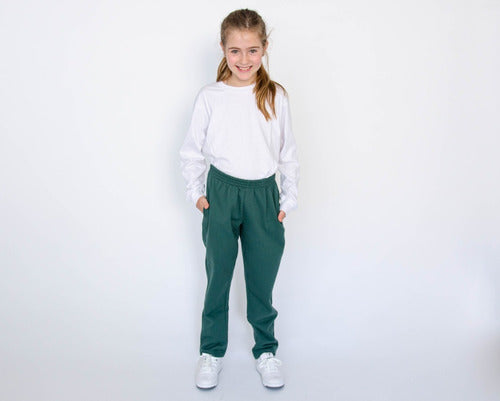 Ely Green Collegiate Jogging Pants 1