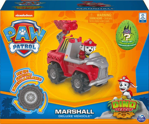 Funko Paw Patrol Dino Rescue Marshalls Deluxe Rev Up Vehicle 5