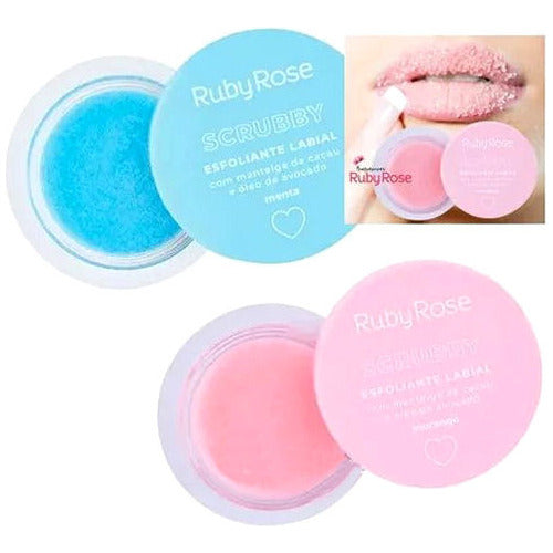 Ruby Rose Exfoliante Labial Scrubby Frutilla Original 6