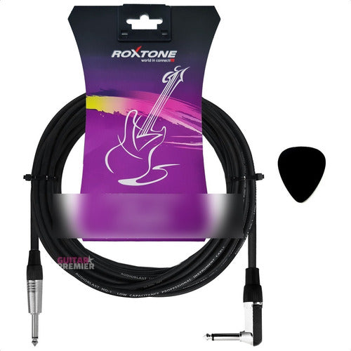 Profesional Cable Plug Plug 90° Guitarra Instrumentos Metal 6 Metros 0