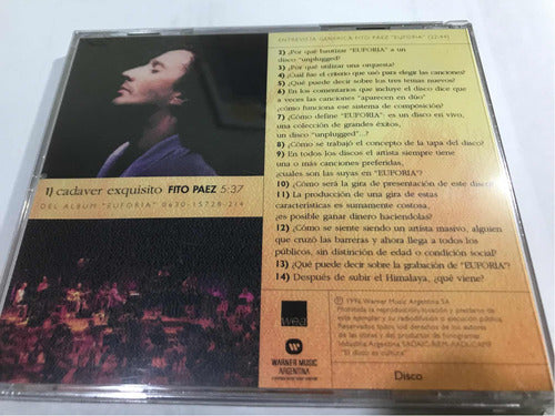 Fito Páez "Cadaver Exquisito" CD - Brand New Original Sealed - Fito Páez Cadaver Exquisito Cd Nuevo Original Cerrado