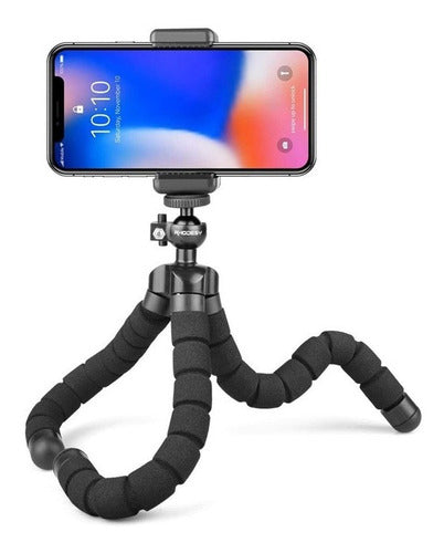 Trípode Flexible Celular Araña Pulpo Con Shooter Bluetooth 0