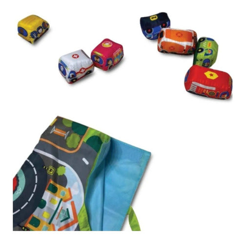 Educational Anti-Impact Car Track Playmat - Zippy Toys 3