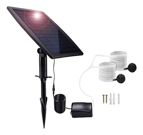 Lancoon Solar Air Pump Kit with Solar Panel 0