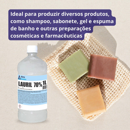 Lauril 70 (lauril Sulfato De Sódio Em Pasta 70%) 1 Kg 4