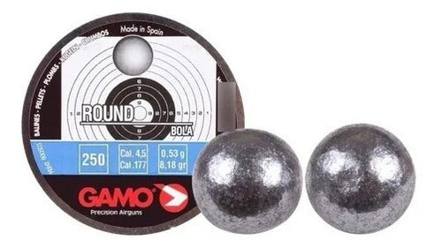 Gamo Balines Round Bola Cal 4,5 Mm X 250 Unidades 0