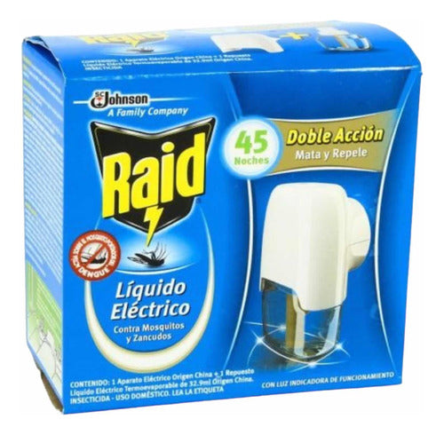 Raid® 6 Pack 45 Nights Mosquito Repellent Device + Liquid Refill 0