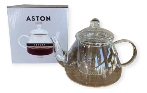 Jalú Bazar Aston Glass Teapot 800cc 0