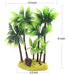 M2cbridge Set of 2 Plastic Coconut Tree Palm Plants for Fish Tank 1