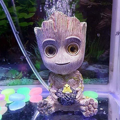 Slocme Air Bubble Decorations Groot for Aquarium - A 1