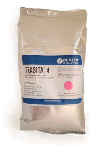 Pescio Yeso Pensita Tipo IV 1kg Dental 0