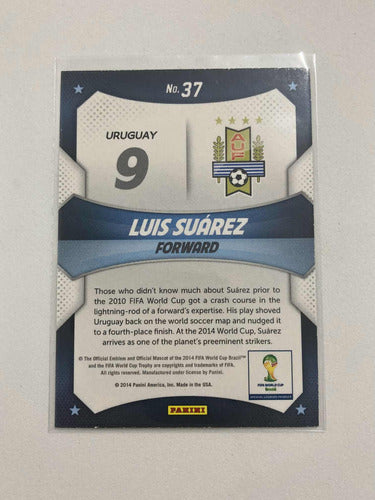 Luis Suarez - Panini Prizm Brasil 2014 Star 2