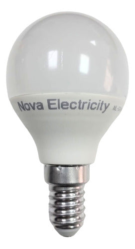 Nova Electricity Pack of 10 LED Drop Bulbs 6W E27/E14 Warm/Cool Light 20000hs 6