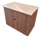 60 Cm Finnish Oak Vanity with Sink Included 0