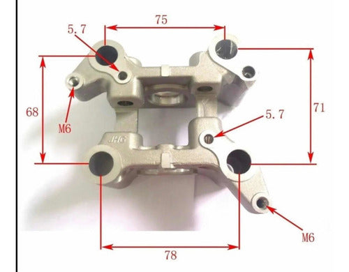 Black Q Cg150 Titan Xr150 Ceg Camshaft Tower Support 1