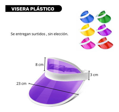 Genérica Combo Gorros Fluo 25 Personas Solo Gorros Sombrero Galera 7